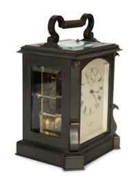 James McCabe, Royal Exchange London, Bronze Carriage Clock — 19th Century