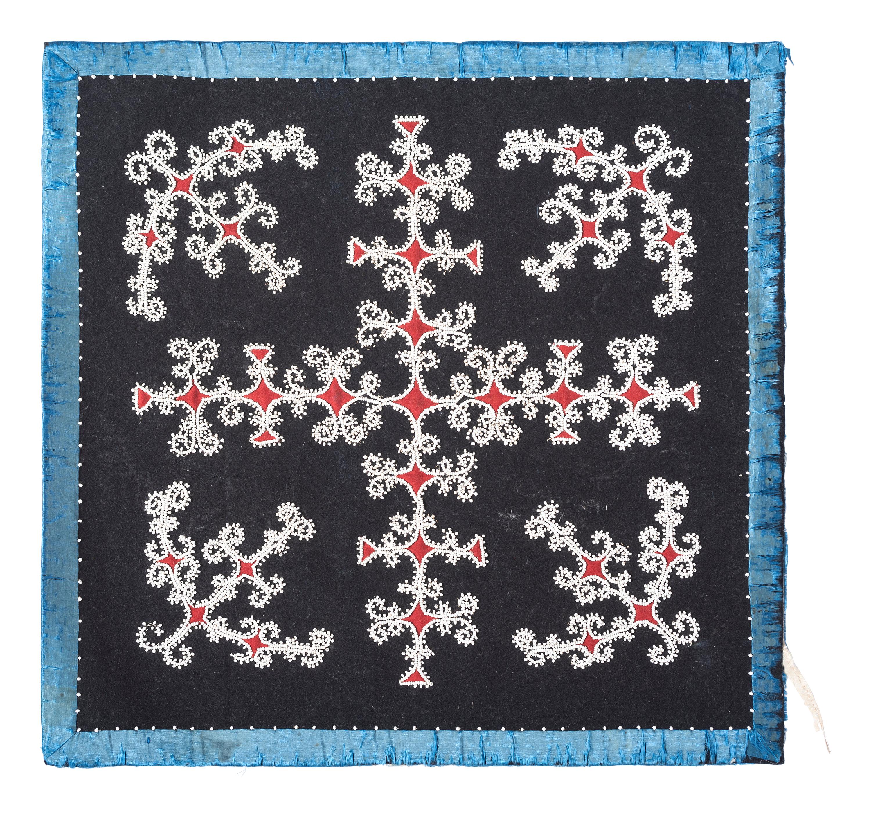 Northeastern Beaded Wool Panel