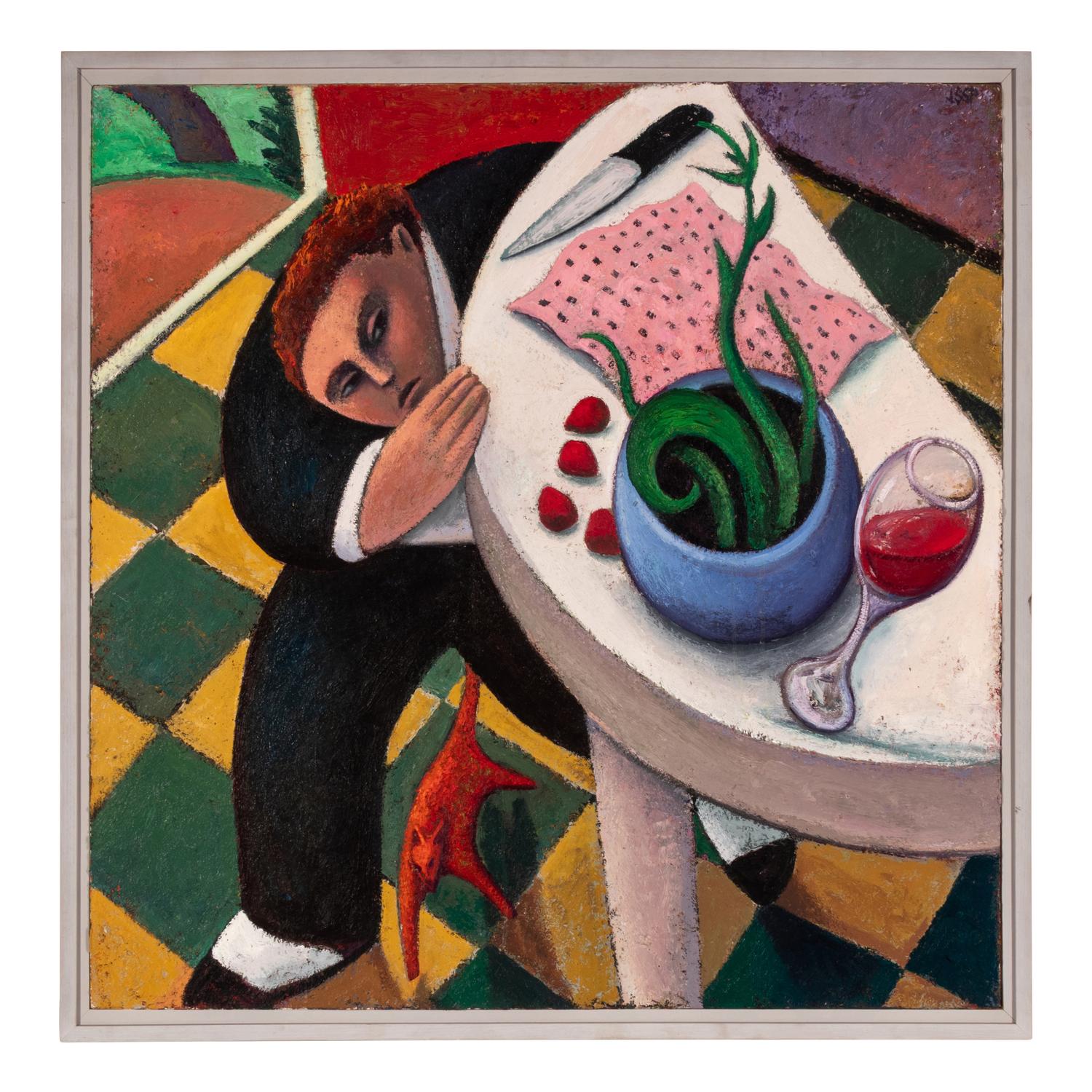 Robert Jessup (American, b. 1952) — Stealing Half the Table , 1985