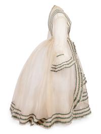 Three Piece Dress with Day and Evening Bodices, 1860s