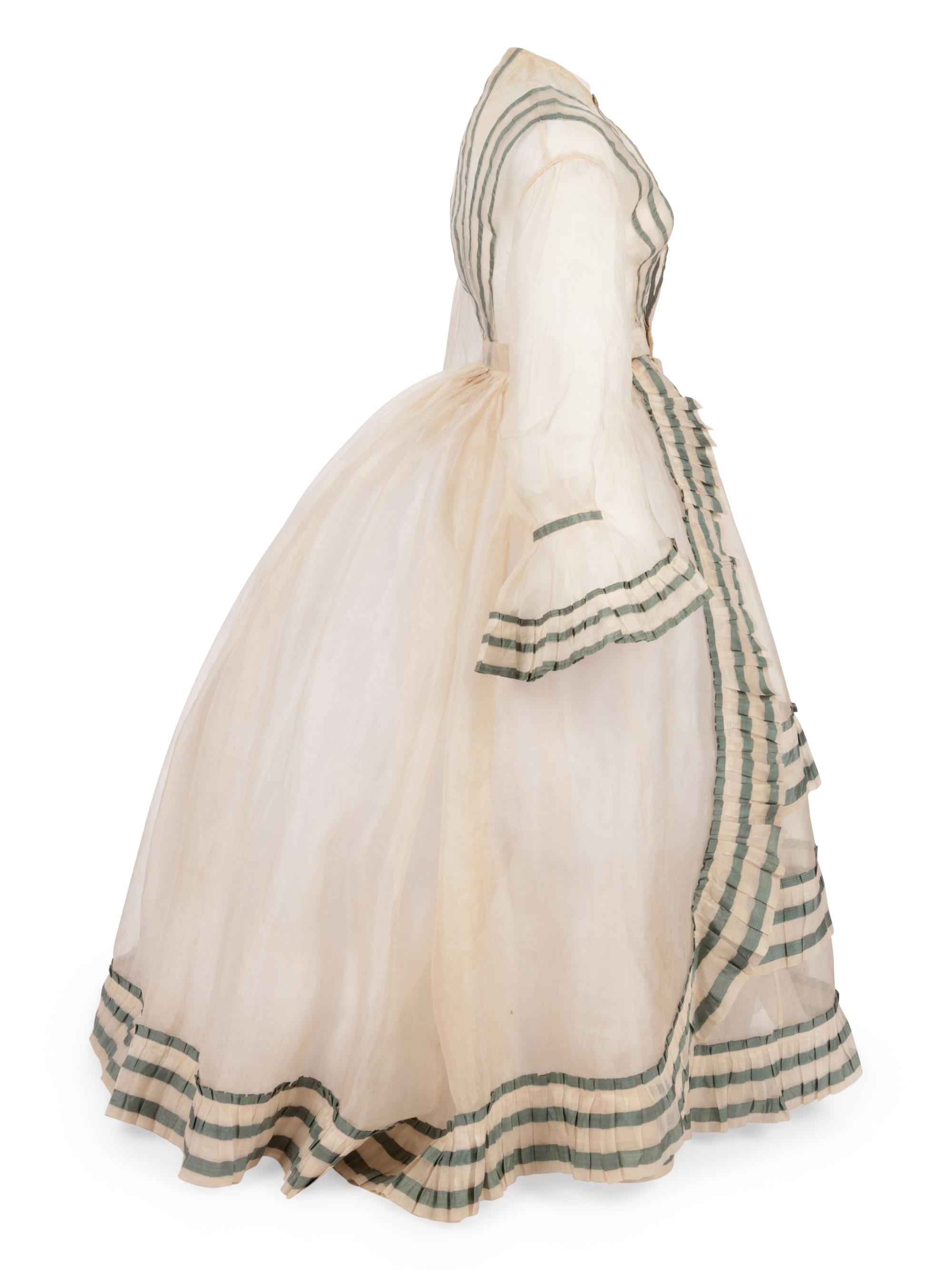 Three Piece Dress with Day and Evening Bodices, 1860s