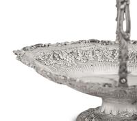 A Tiffany and Co. Silver Footed Basket