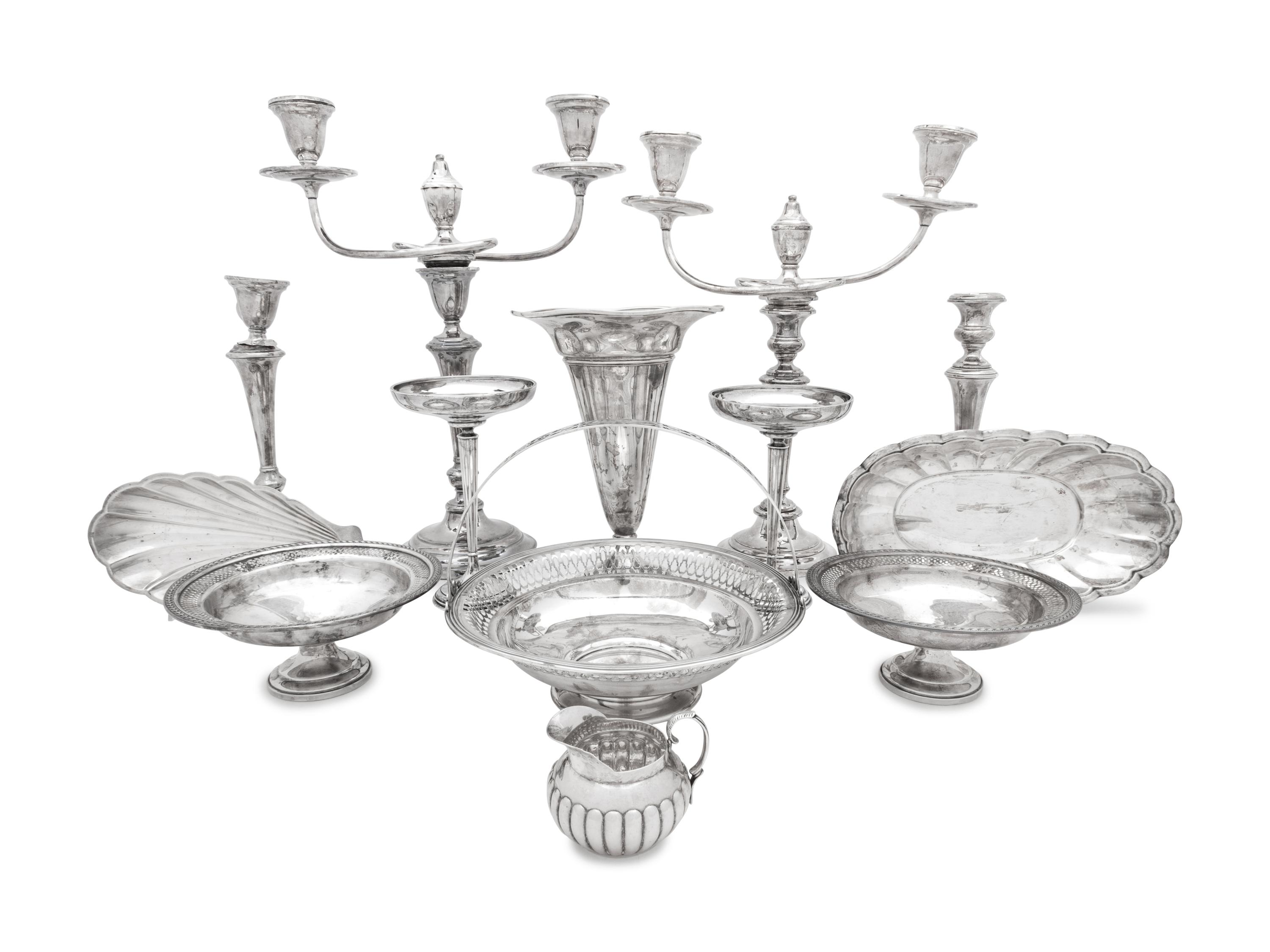 Thirteen American Silver Articles