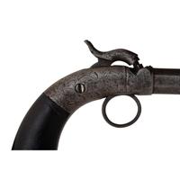 Lot of Two Antique Single Shot Percussion Pistols