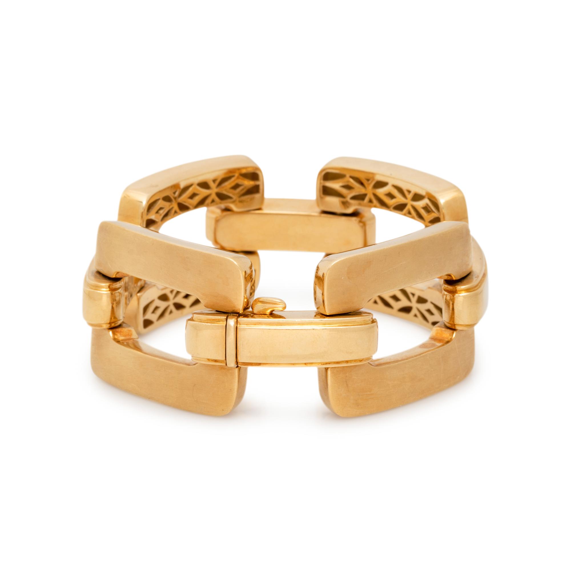 UGO PICCINI, YELLOW GOLD BRACELET