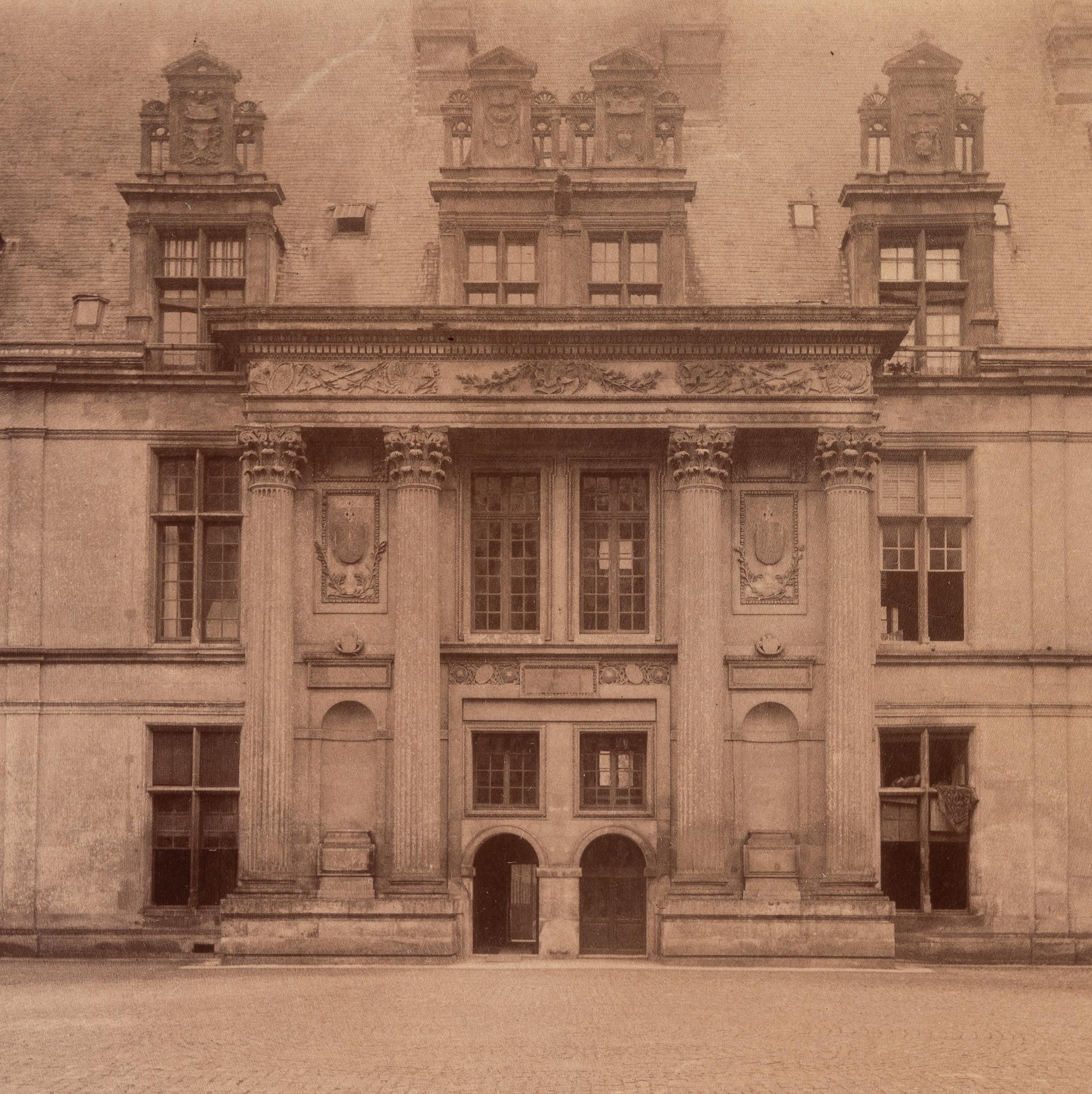 A group of three photographs (Compiègne–le Château , 1910; Château d'Écouen [6771] , 1911; Château d'Écouen [6772] , 1911)