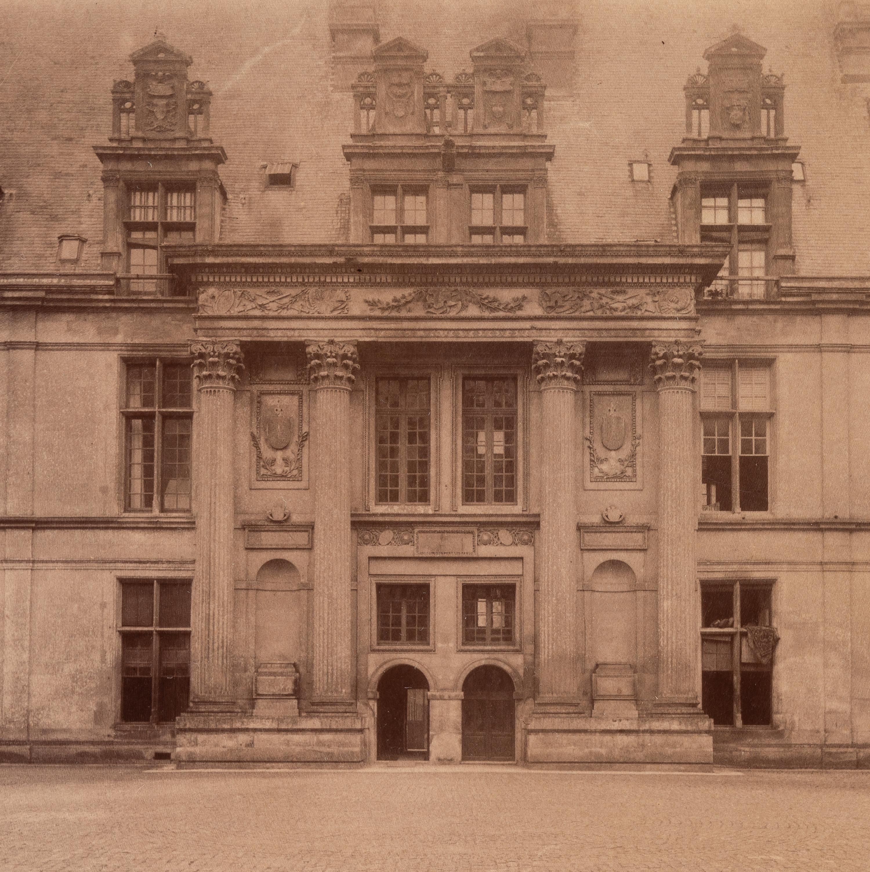 A group of three photographs (Compiègne–le Château , 1910; Château d'Écouen [6771] , 1911; Château d'Écouen [6772] , 1911)