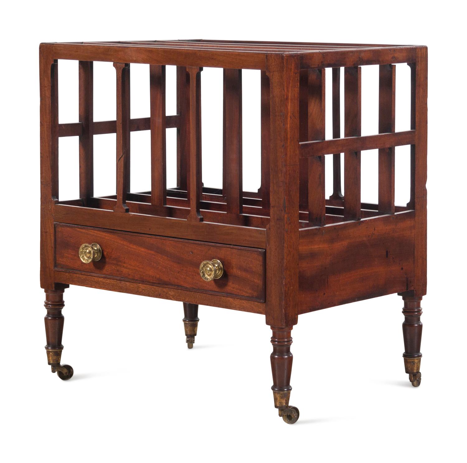A George III Mahogany Canterbury