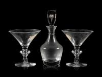 A Set of Twelve Steuben Glass Water Goblets
