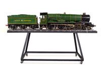 A Rare and Impressive Live Steam 7 1/4-Inch Gauge Painted Metal Great Western Railway-Class 6000: King George V Locomotive and Ride-On Tender
