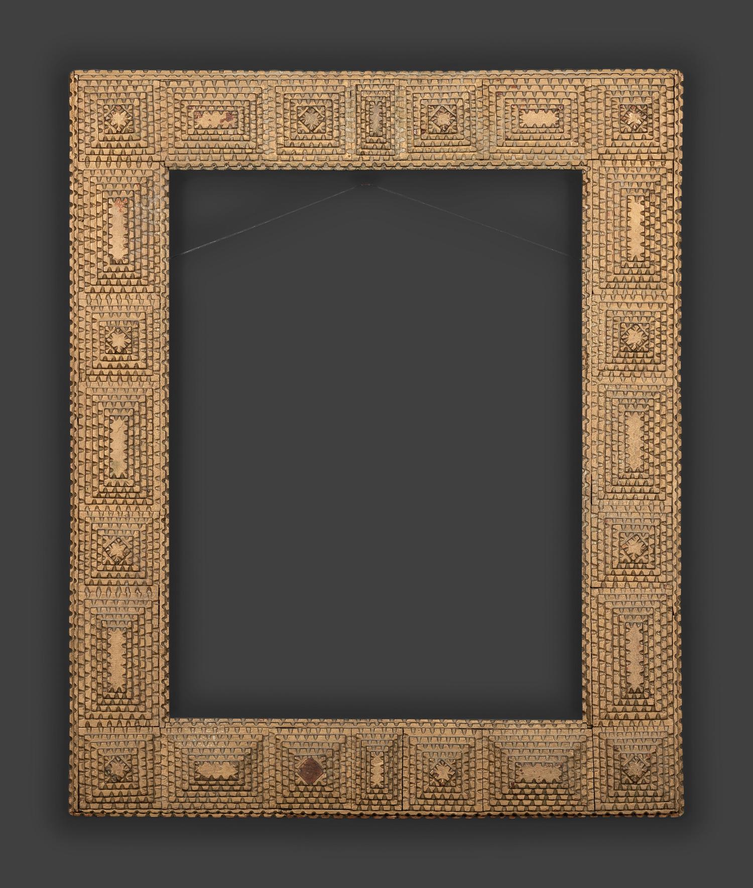 Four Tramp Art Frames