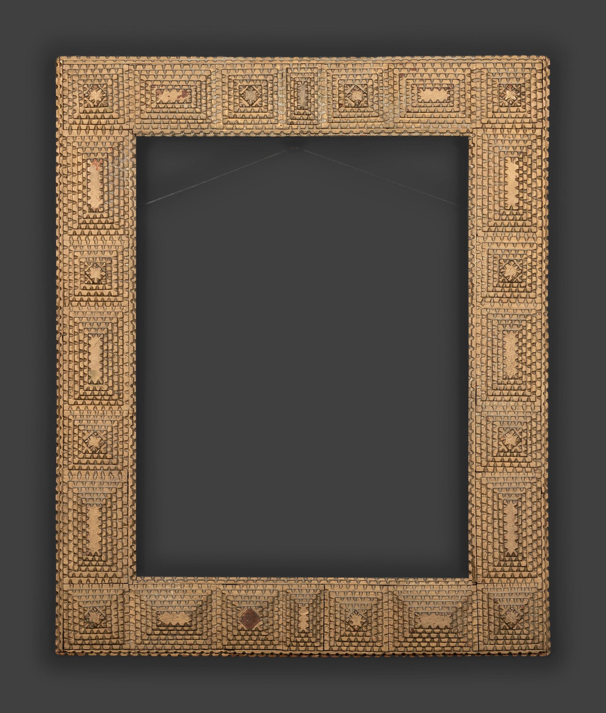 Four Tramp Art Frames