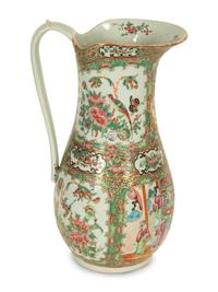 A Chinese Rose Medallion Porcelain Pitcher