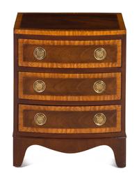 A George III Style Diminutive Bowfront Chest of Drawers