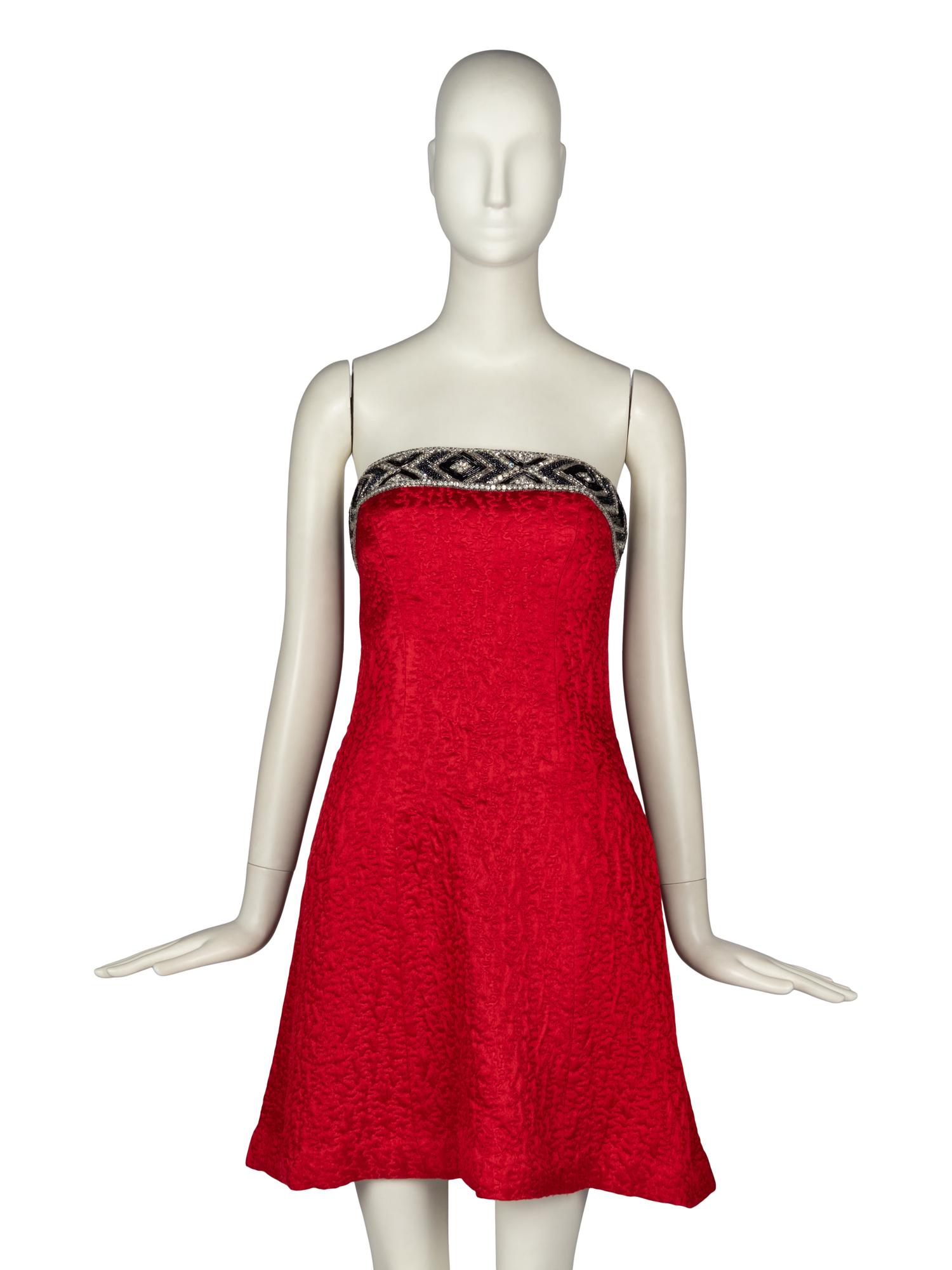 Bob Mackie Brocade Cocktail Dress, 1980s