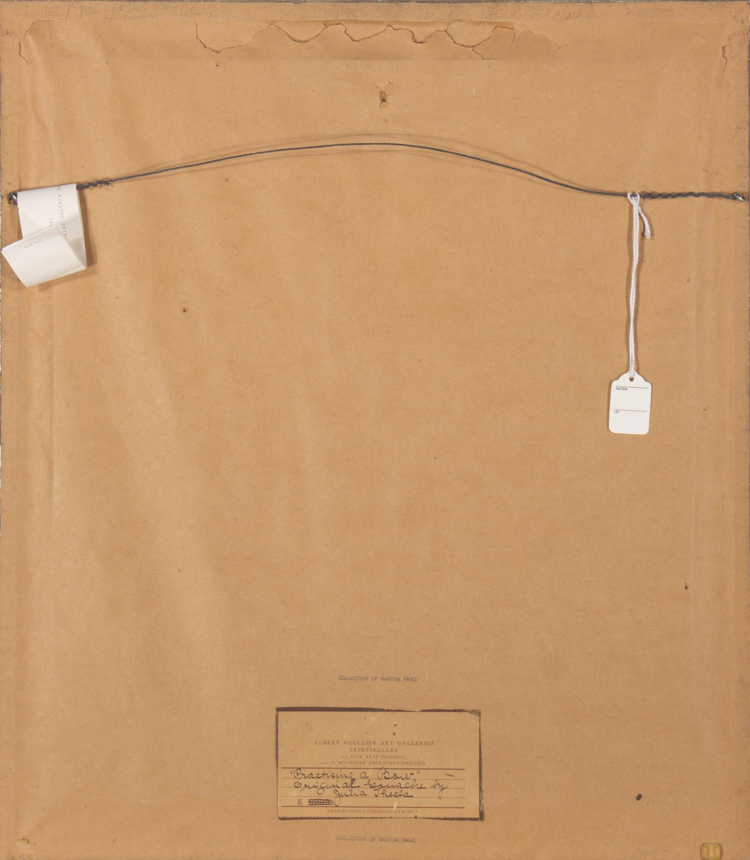 Practicing a Bow, c. 1941-42