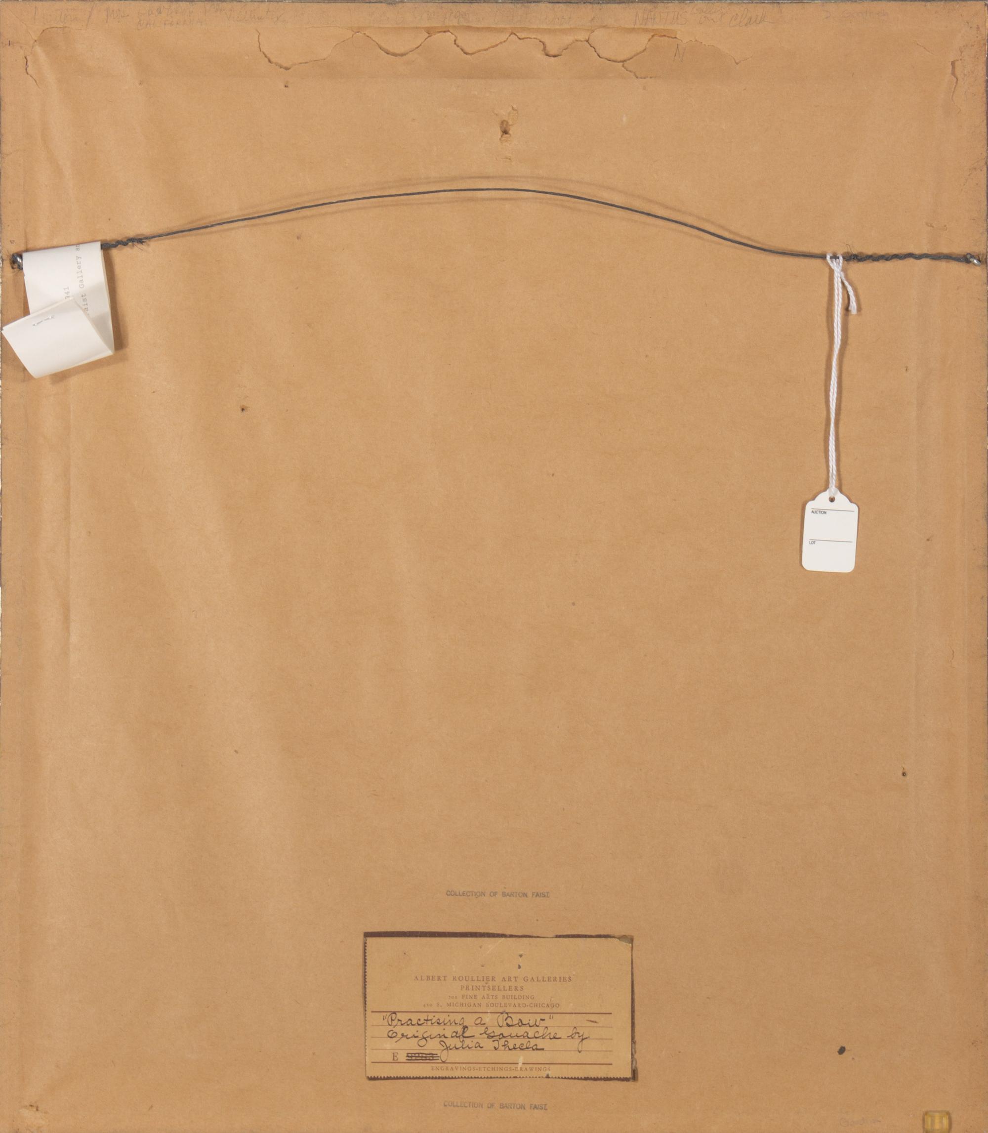 Practicing a Bow, c. 1941-42
