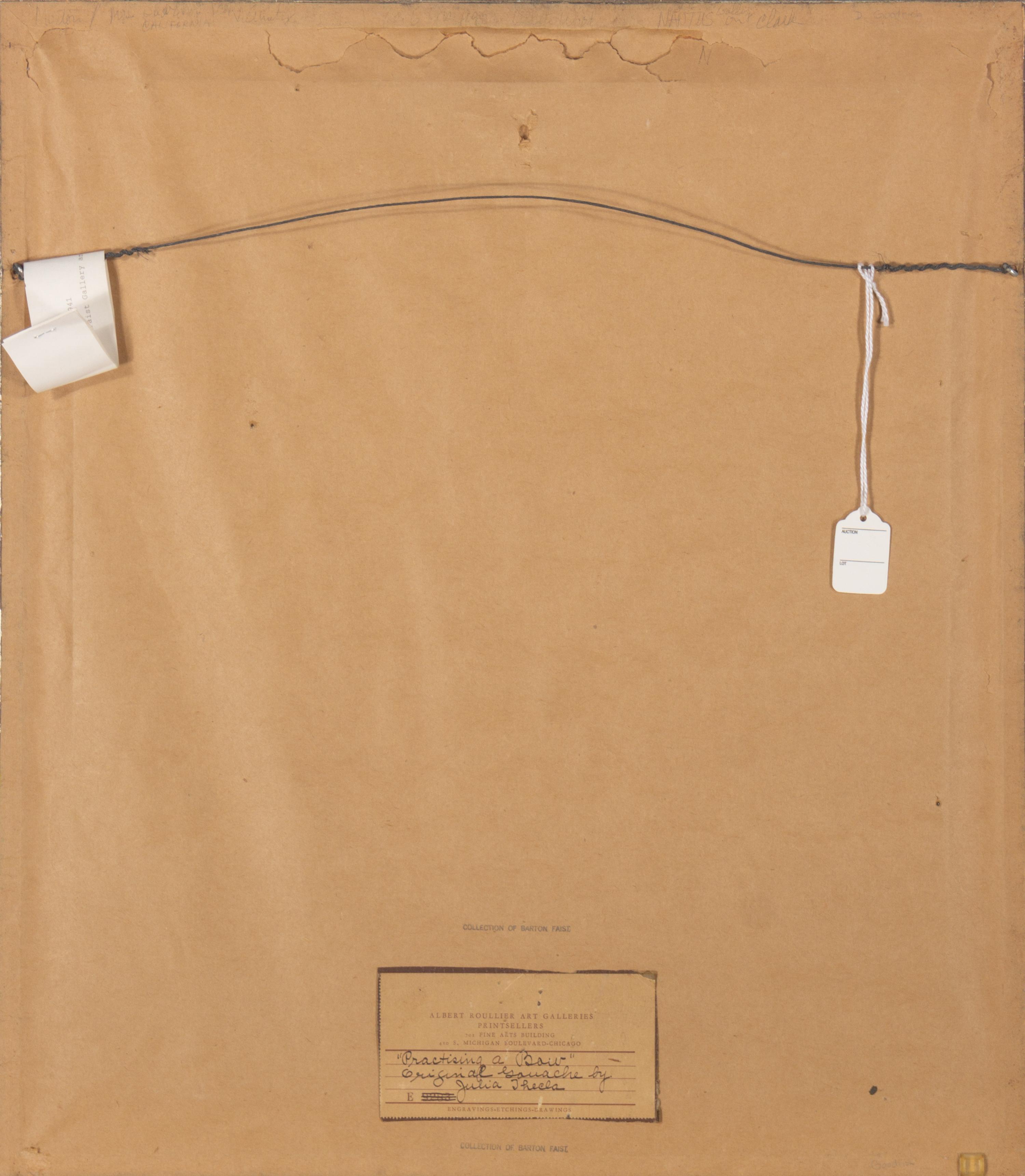 Practicing a Bow, c. 1941-42
