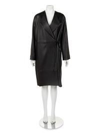 The Row Deerskin Leather Wrap Coat