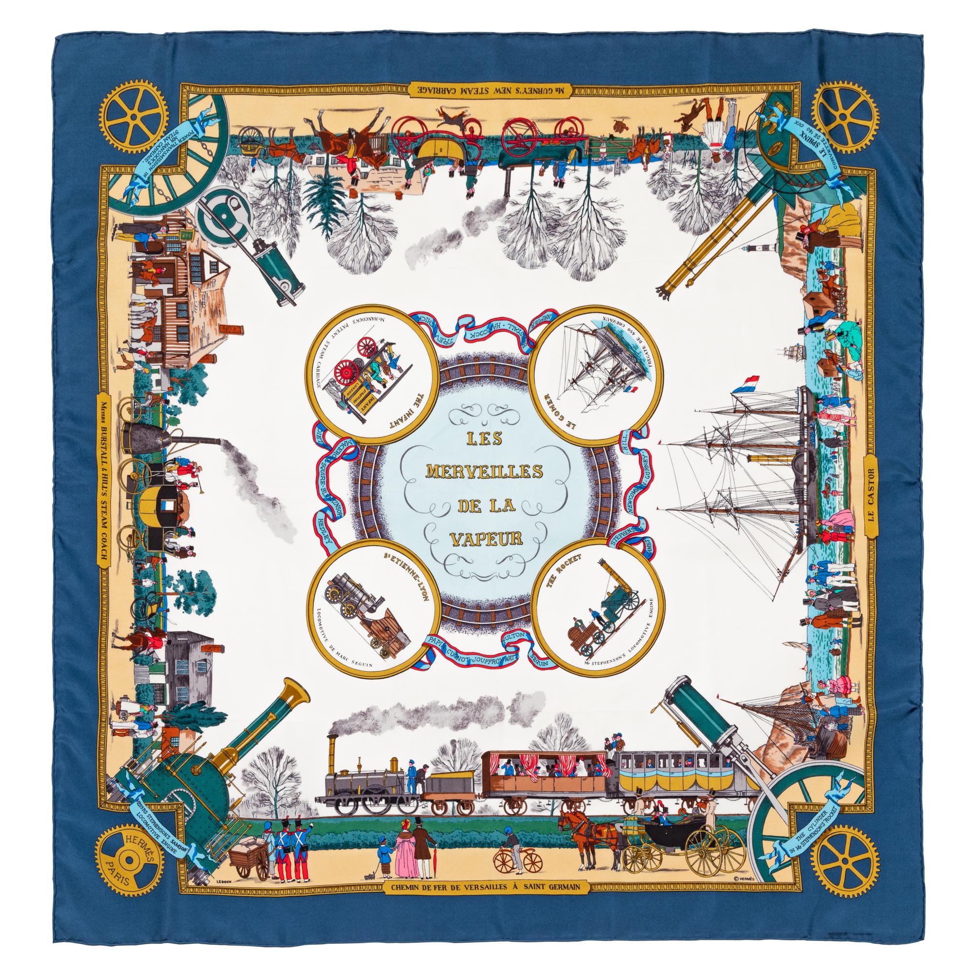 Hermès 90cm Silk Scarf