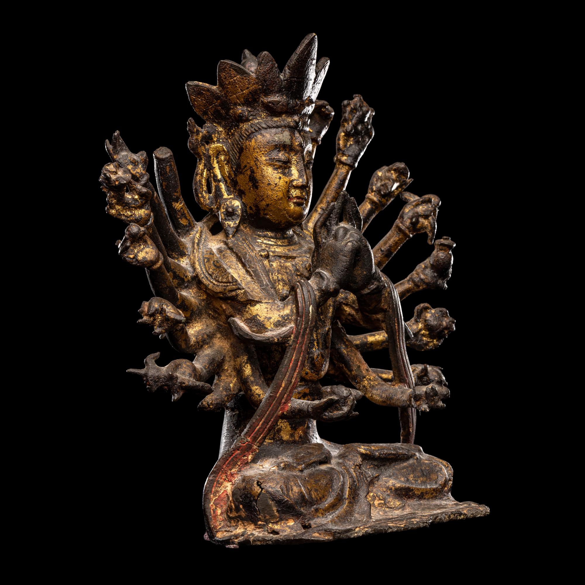 A Chinese Ming-Style Bronze Figure of Bodhisattva
