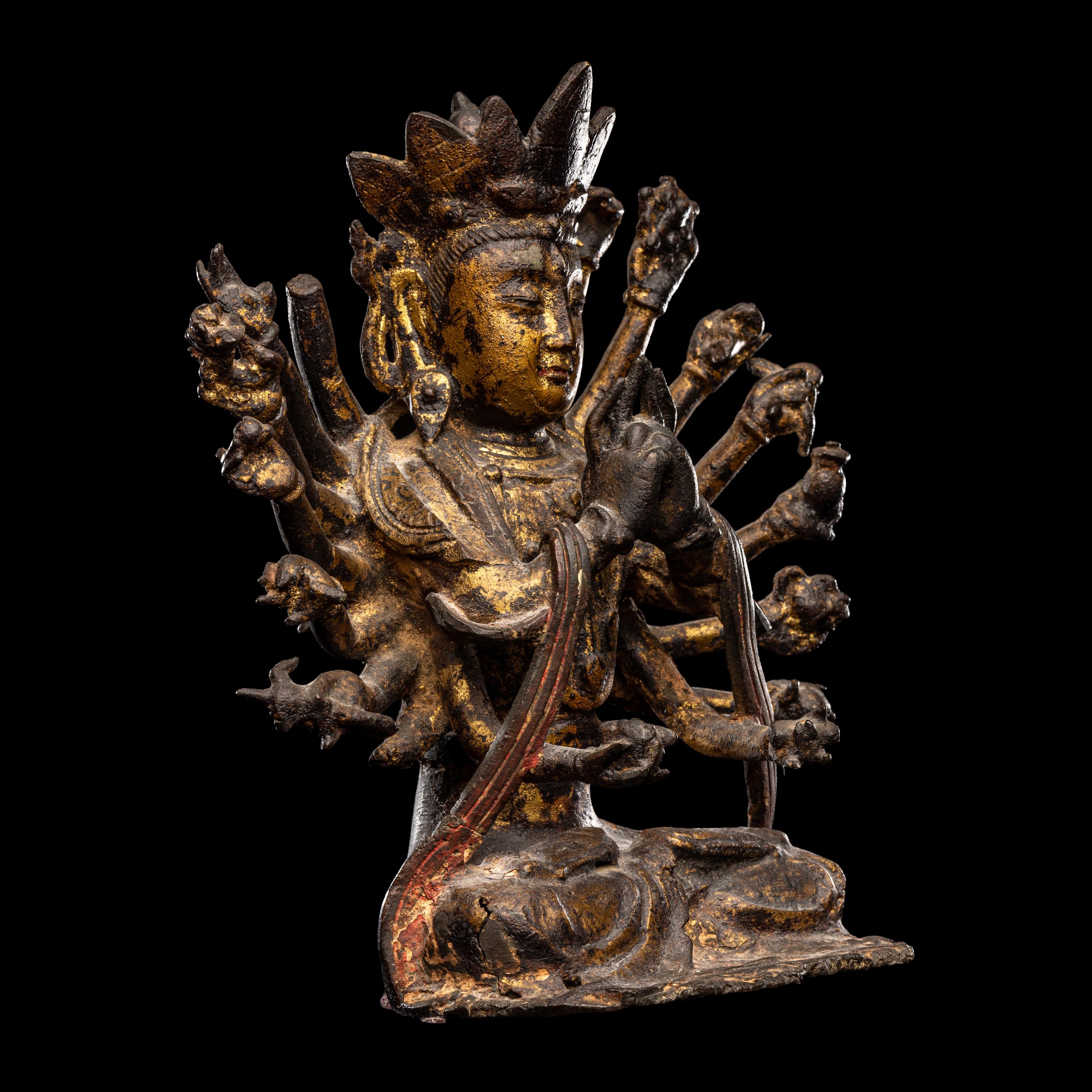 A Chinese Ming-Style Bronze Figure of Bodhisattva