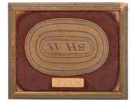 [ALASKA PURCHASE]. Two woven mats presented to Wm. Henry Seward and Allen B. Francis, US Consul to British Columbia by the Chief of the Makah tribe at Neah Bay in 1865.