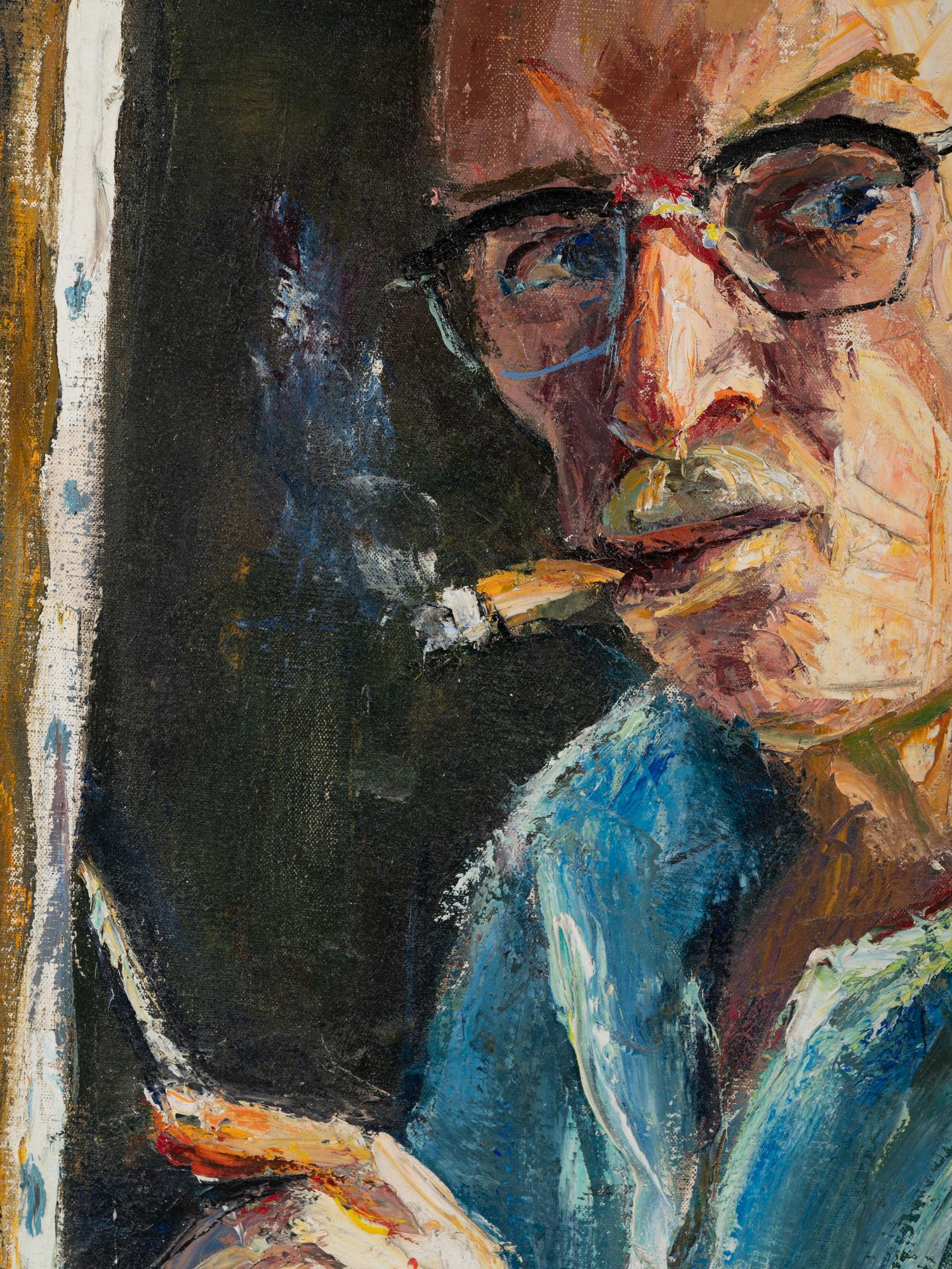 Self-Portrait at the Easel