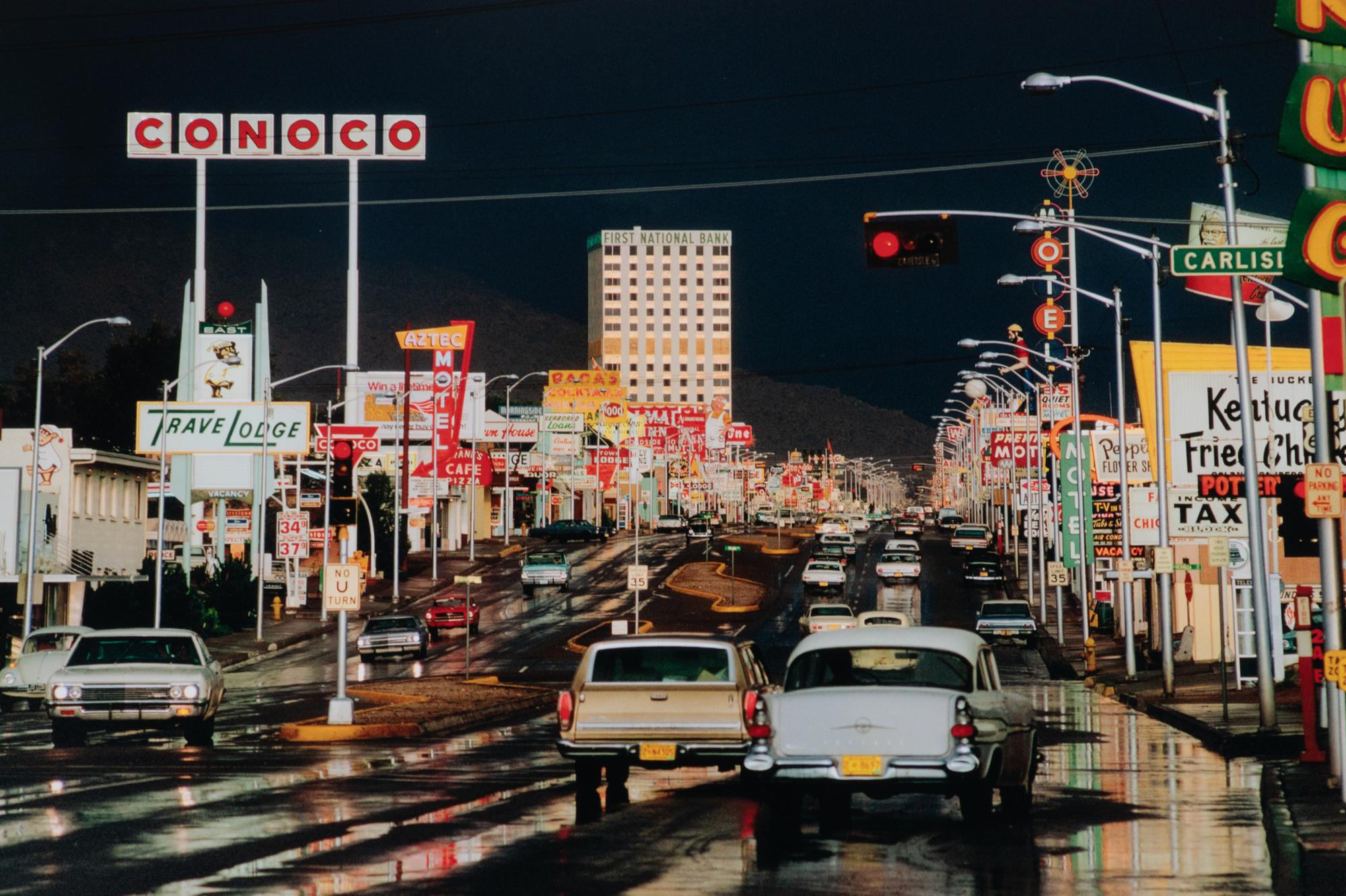 Ernst Haas (1921-1986) Route 66, Albuquerque, New Mexico, 1969