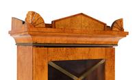 A Russian Neoclassical Karelian Birch Vitrine Cabinet