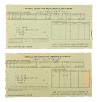 [OCCUPATIONAL]. Pullman Porter collection identified to Willie Leonard Sims (1910-1969), incl. uniform cap, ID card, documents, and photographs.