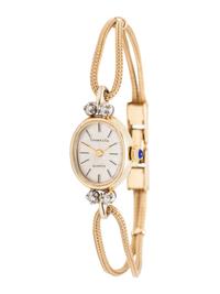 TIFFANY & CO., 14K YELLOW GOLD AND DIAMOND WATCH