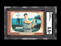 A 1955 Bowman Mickey Mantle Baseball Card No. 202 (SGC 3.5 VG+)