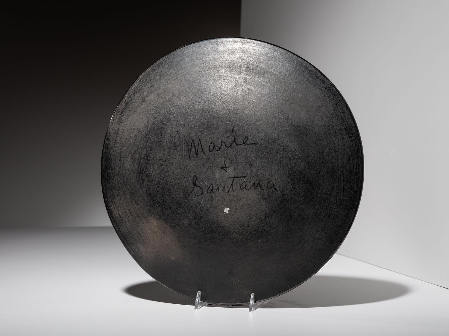 Blackware Plate, with Gunmetal Finish 1943-1956