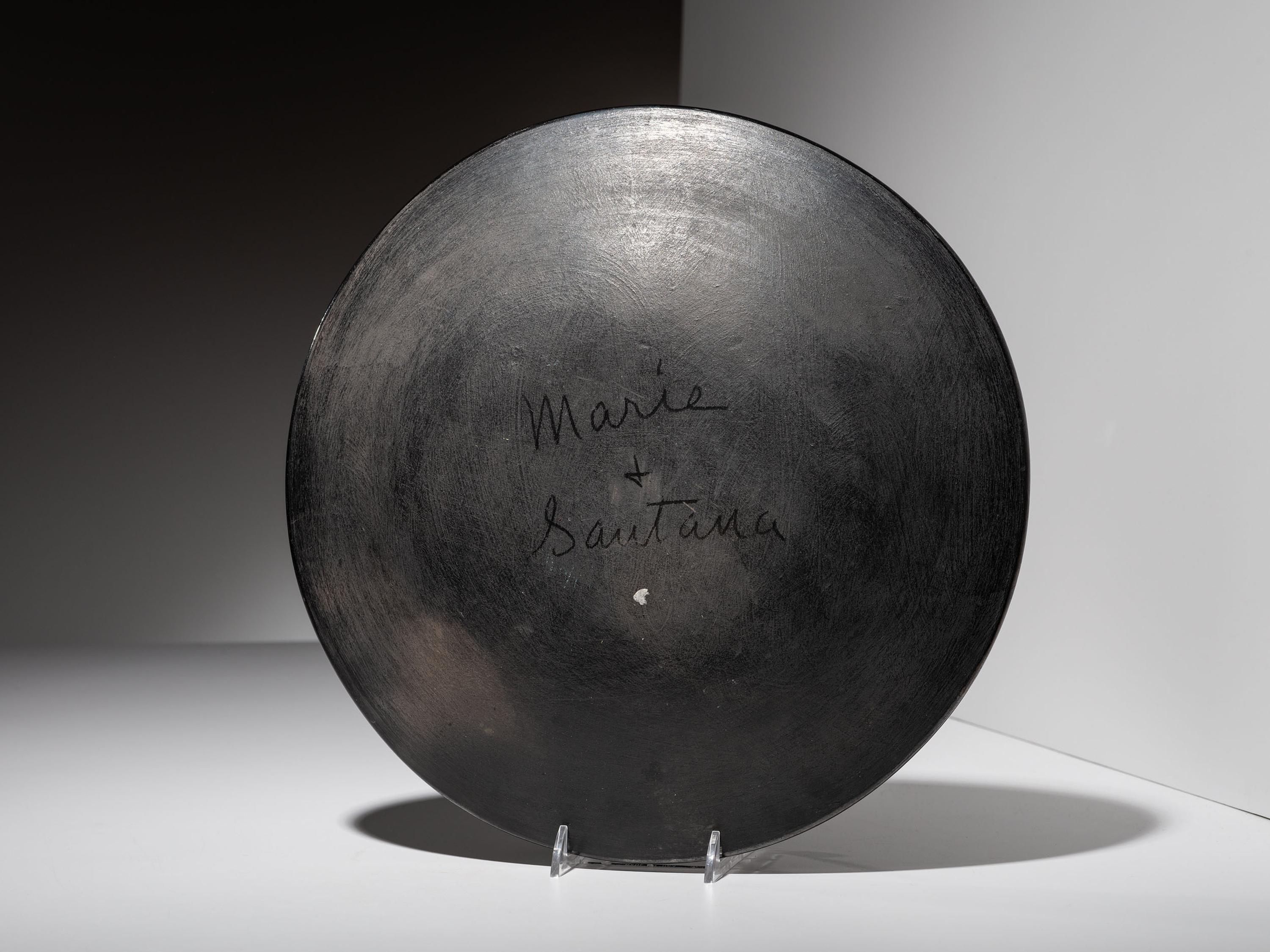 Blackware Plate, with Gunmetal Finish 1943-1956