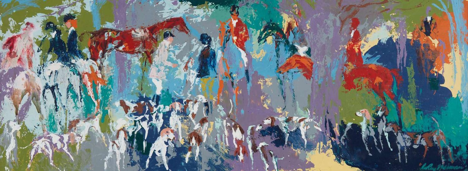 LeRoy Neiman (American, 1921-2012) - The Hunt