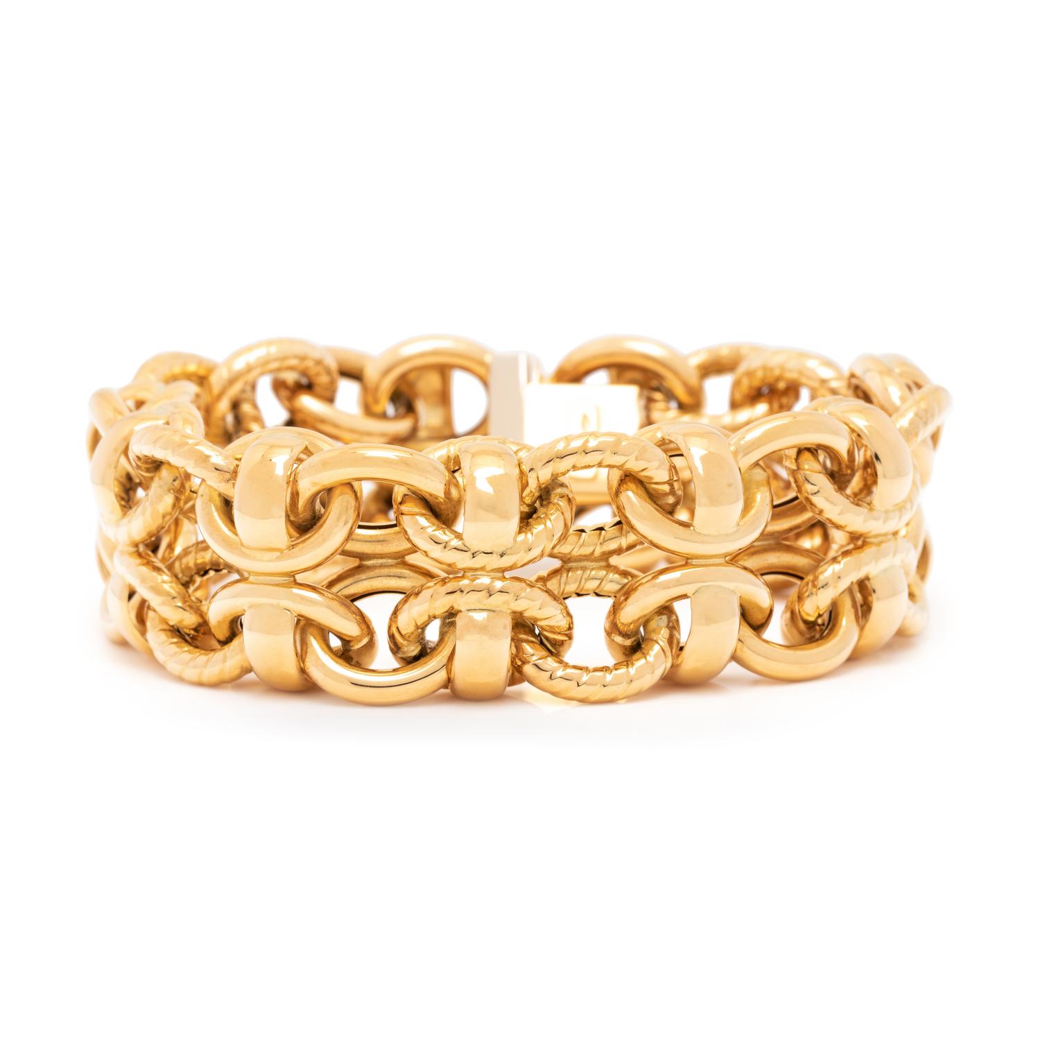 YELLOW GOLD BRACELET