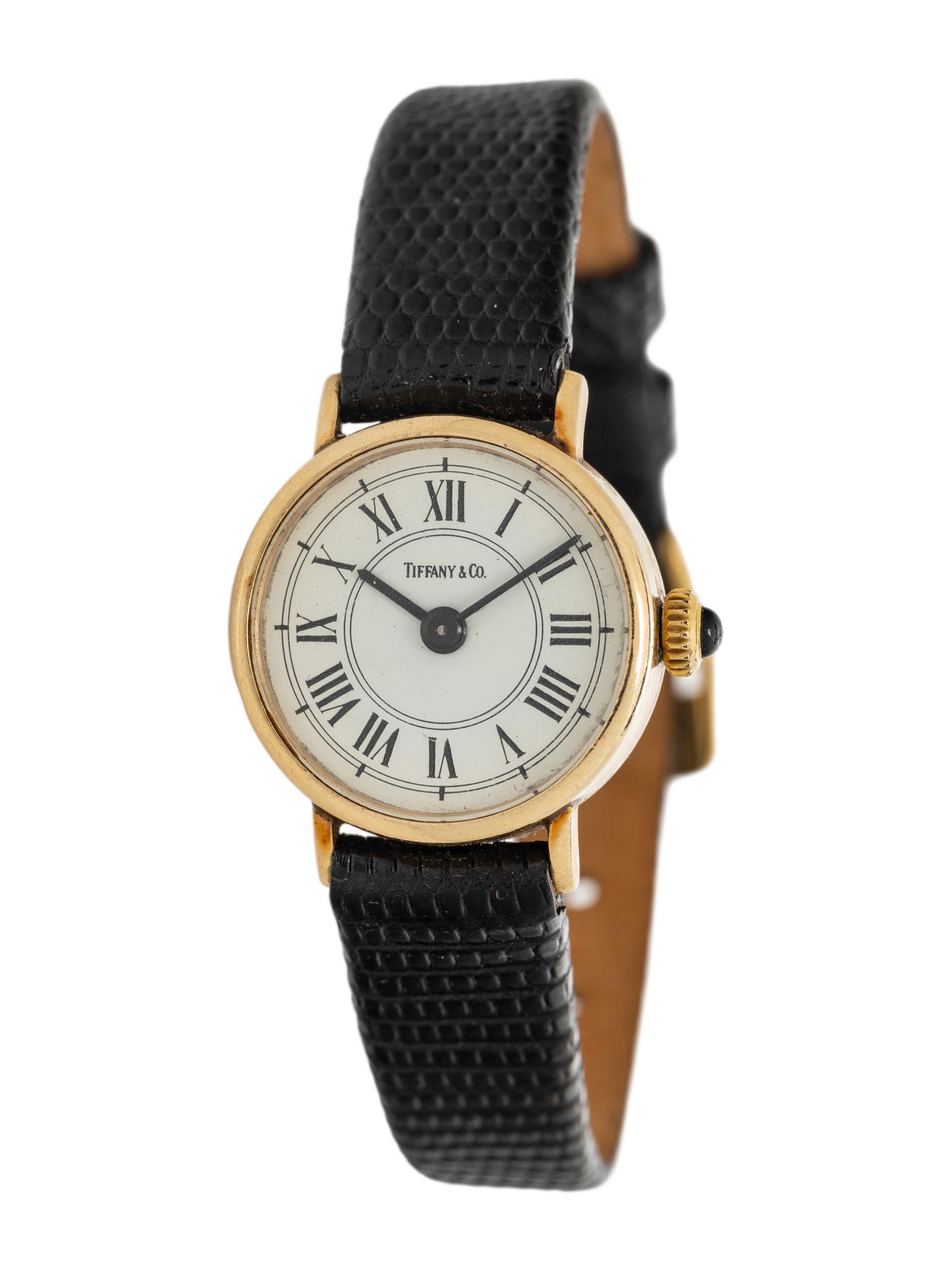 TIFFANY & CO., 14K YELLOW GOLD WATCH