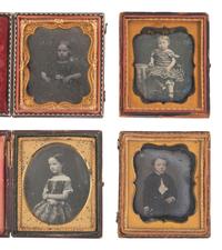 [EARLY PHOTOGRAPHY]. 21 sixth plate daguerreotypes of children.