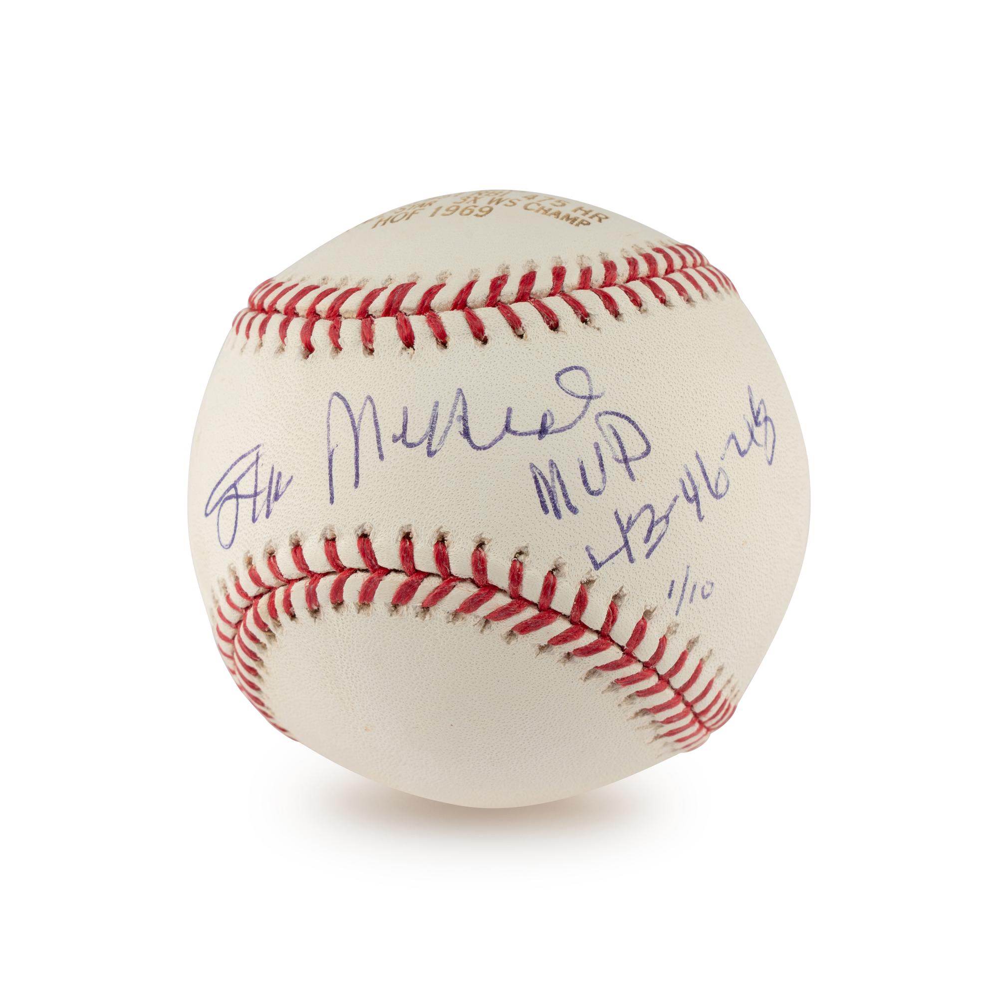 A Stan Musial MVP Inscribed Signed Autograph Limited Edition Baseball (Beckett Authentication Services)