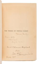 [HARDY, Thomas (1840-1928)]. -- WINDLE, C.A. The Wessex of Thomas Hardy . Edmund H. New, illustrator. London: John Lane: The Bodley Head, 1902.