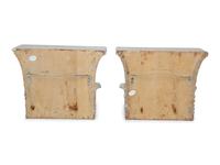 An Assembled Pair of Carved Wood Corinthian Column Capitals — CIRCA 1930