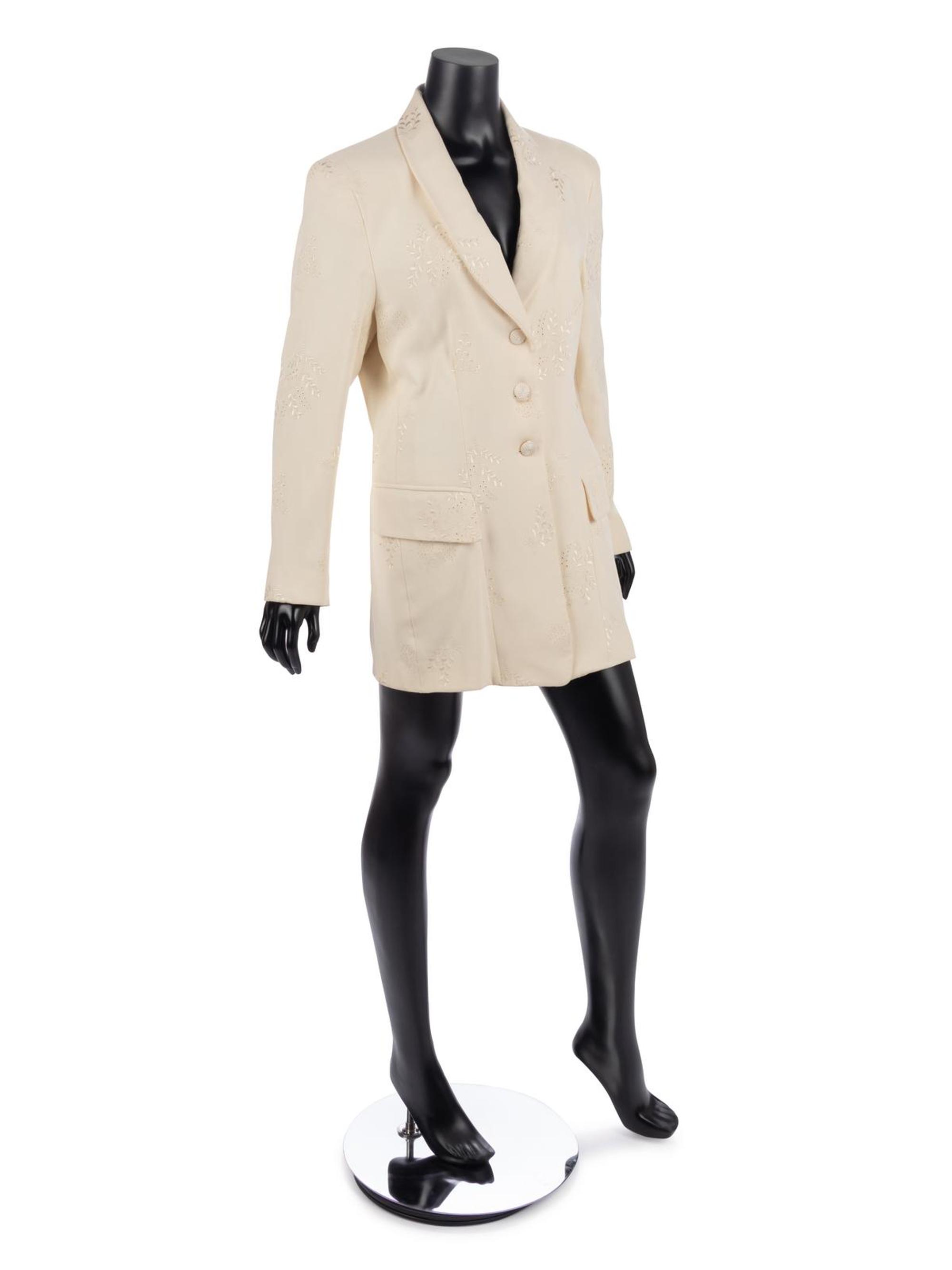 Three Designer Evening Jackets: Two Ferragamo & One Valentino, 1990-2000s