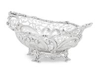 An American Silver Sugar Basket
