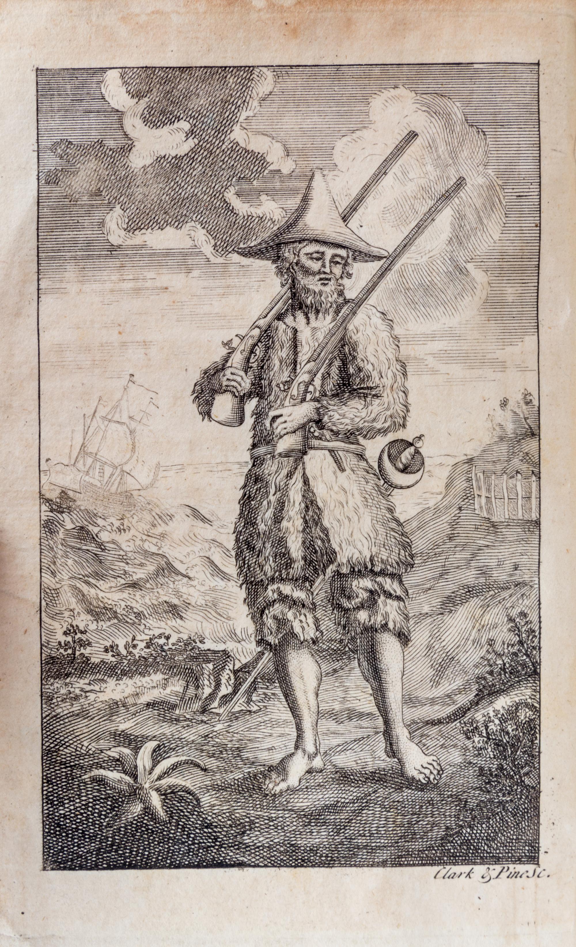 DEFOE, DANIEL. The Life and Strange Adventures of Robinson Crusoe. London, 1719. 2 vols.