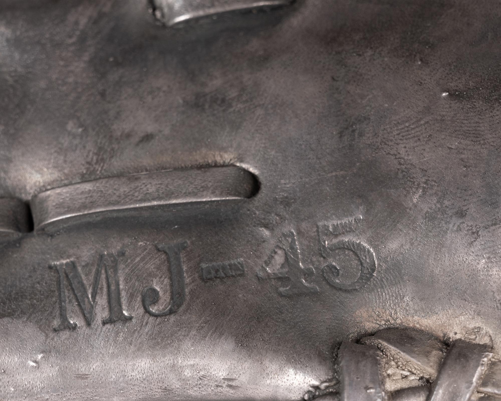 A Wilson A2000 Silver Cast Baseball Glove Crafted for Michael Jordan's 32nd Birthday