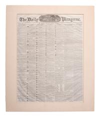 [MEXICAN WAR]. 200+ New Orleans newspapers, incl. Daily Picayune issues with Mexican War coverage.