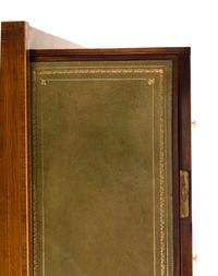 A Pair of George III Rosewood Combination Pole Screens and Work Tables
