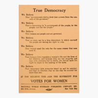 [Americana] [Women's Suffrage] Group of 6 Women's Suffrage Rally Items
