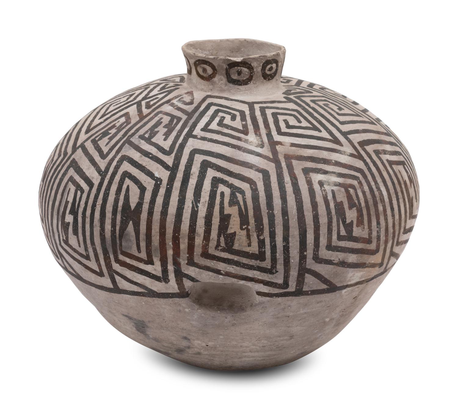 McElmo Black-on-White Pottery Jar
